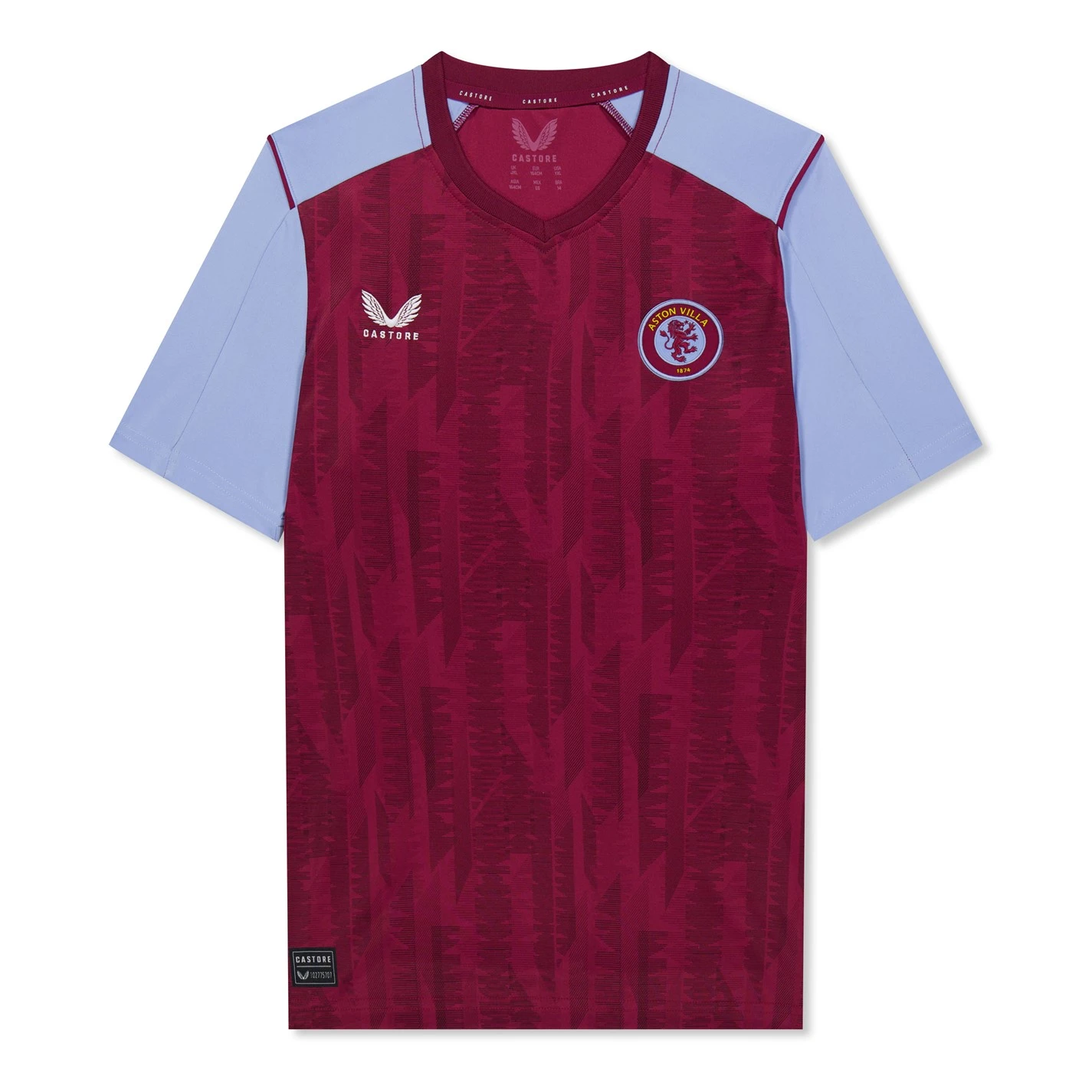 CASTORE Aston Villa Home Shirt 2023 2024 Junior