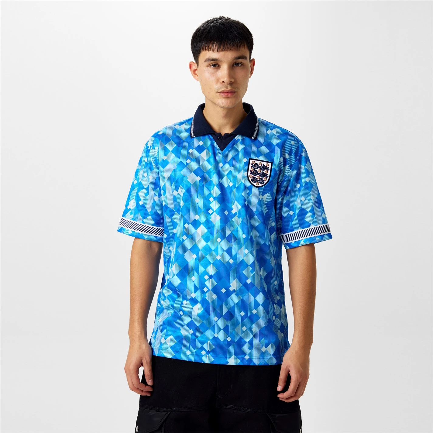 Score Draw England 1990 Third Shirt Adults - Image 3