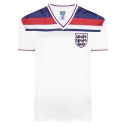 Score Draw Draw England 1982 Home Shirt Adults
