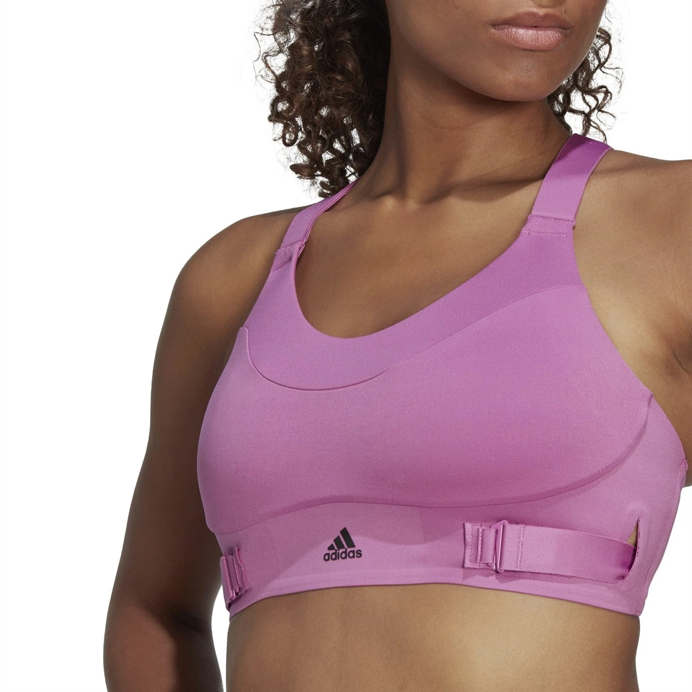ADIDAS Fastimpact Luxe Run High Impact Sports Bra Womens - Image 6