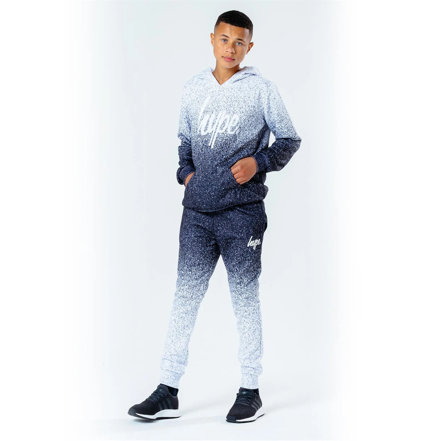 HYPE Speckle Fade Kids Pullover Hoodie - Image 2