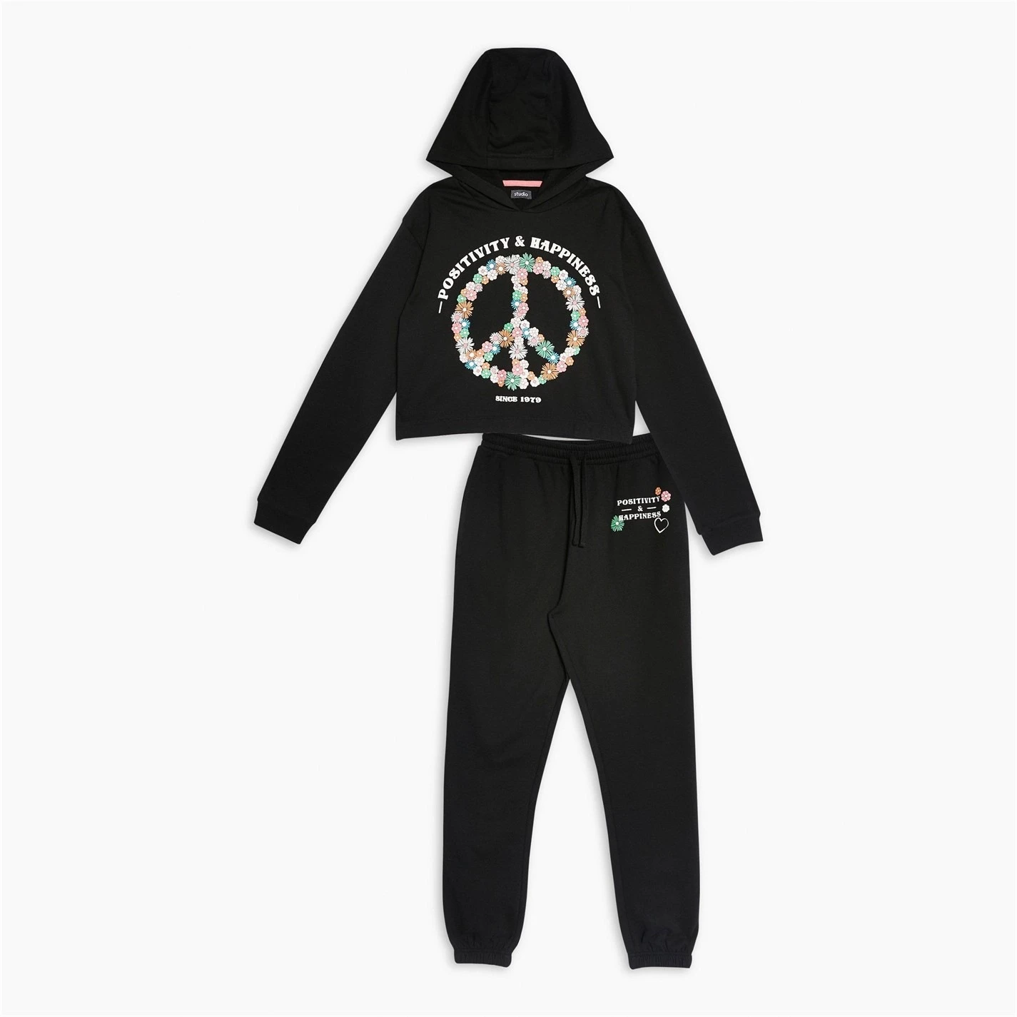 Older Girls Peace Jog Set