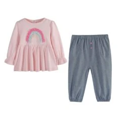 Baby Girl Cute Top And Denim Trouser