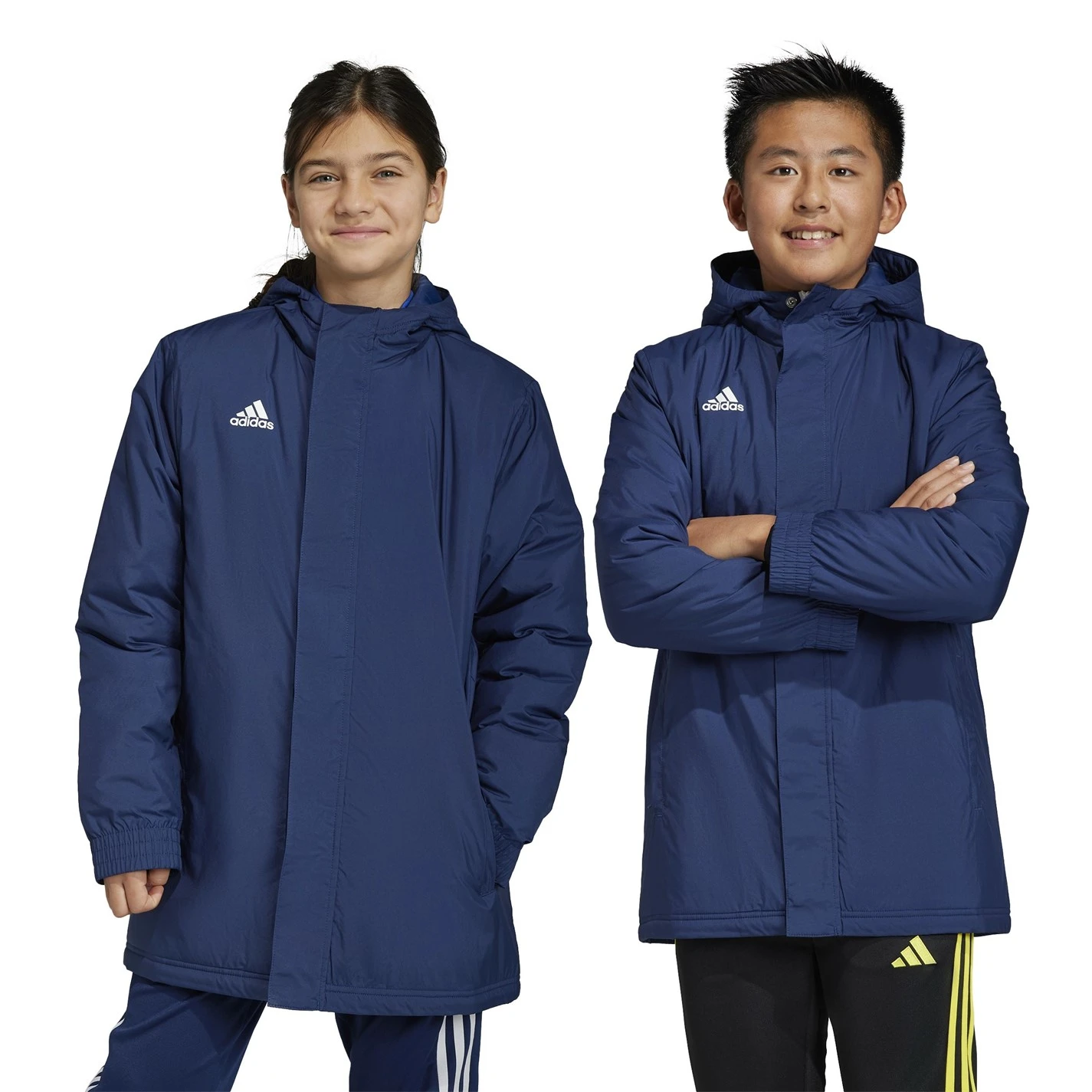 ADIDAS Entrada 22 Stadium Jacket Juniors - Image 3