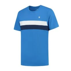 K-Swiss Core Team Striped Crewneck T-Shirt Mens
