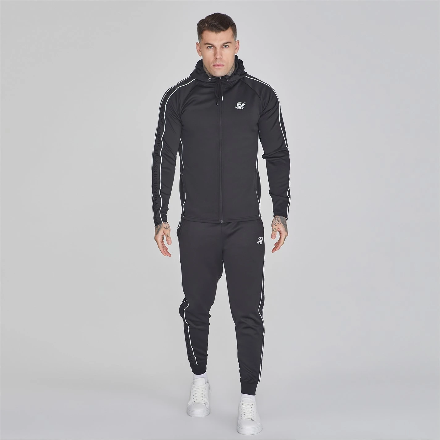 SikSilk Hoodie And Joggers Set Mens - Image 6