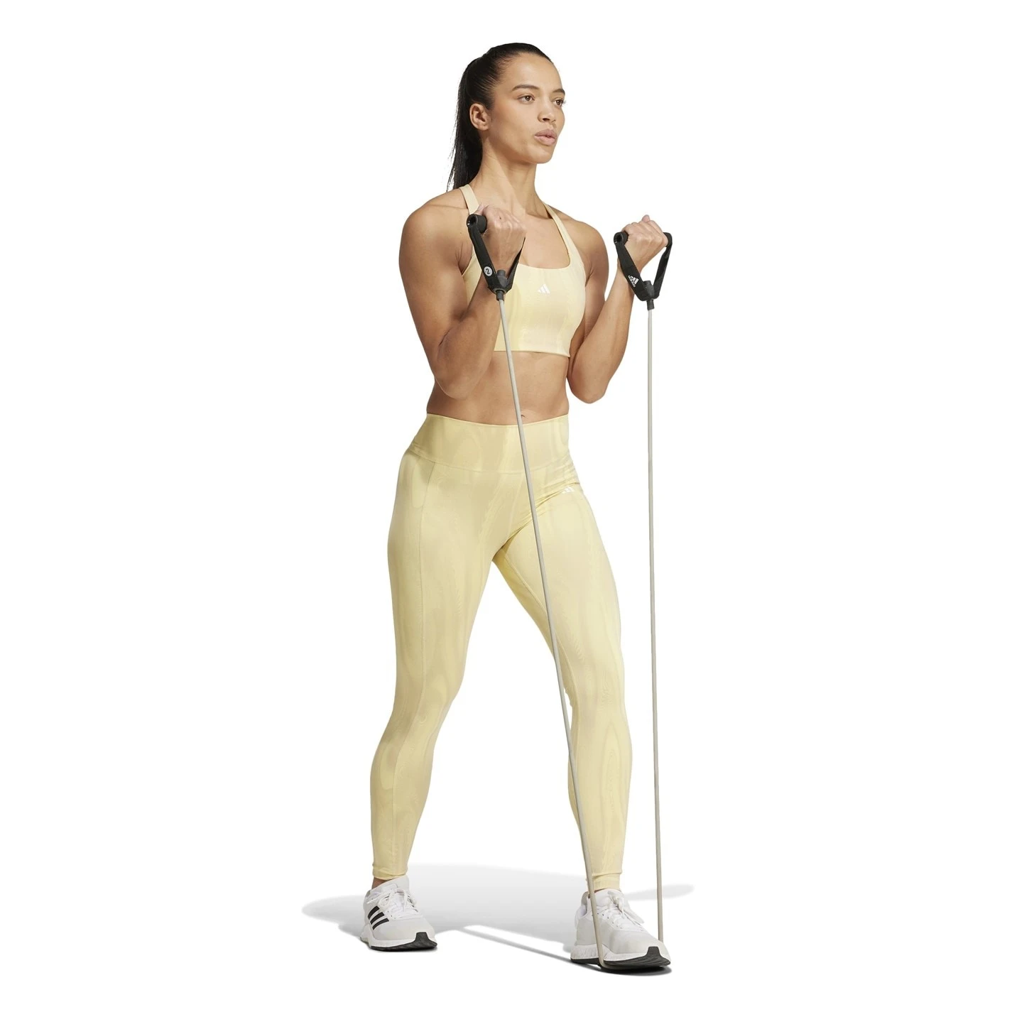 ADIDAS Optime Full-Length Print Leggings Womens - Image 3