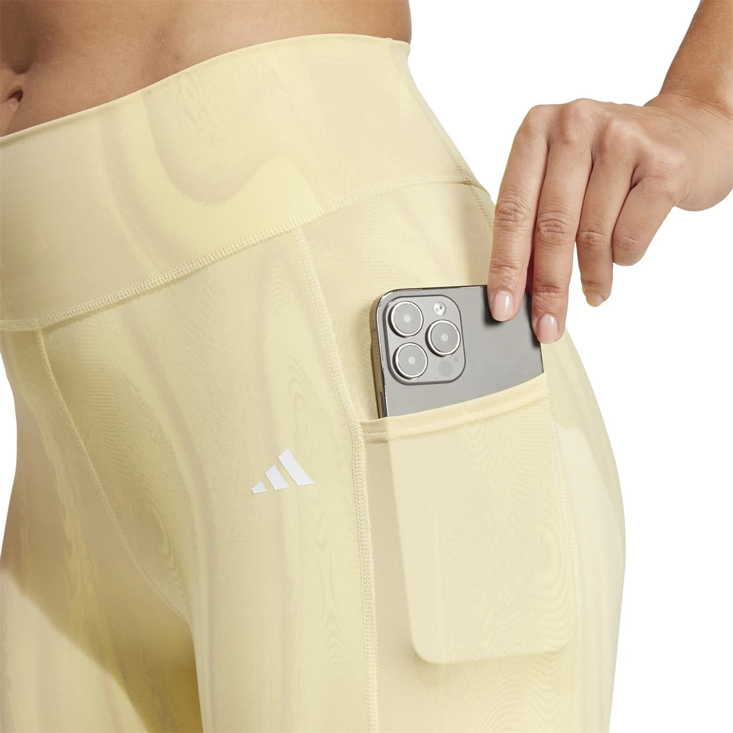 ADIDAS Optime Full-Length Print Leggings Womens - Image 4