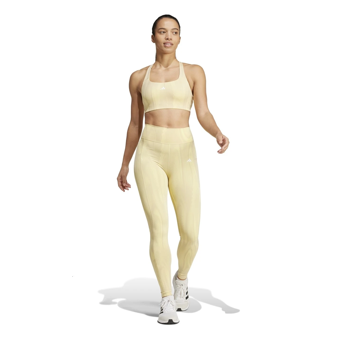 ADIDAS Optime Full-Length Print Leggings Womens - Image 6