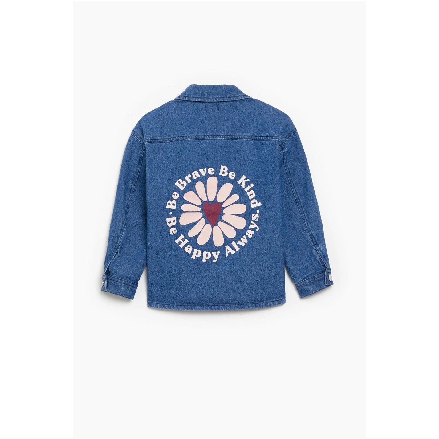 Younger Girls Dress And Denim Jacket Set - Image 2