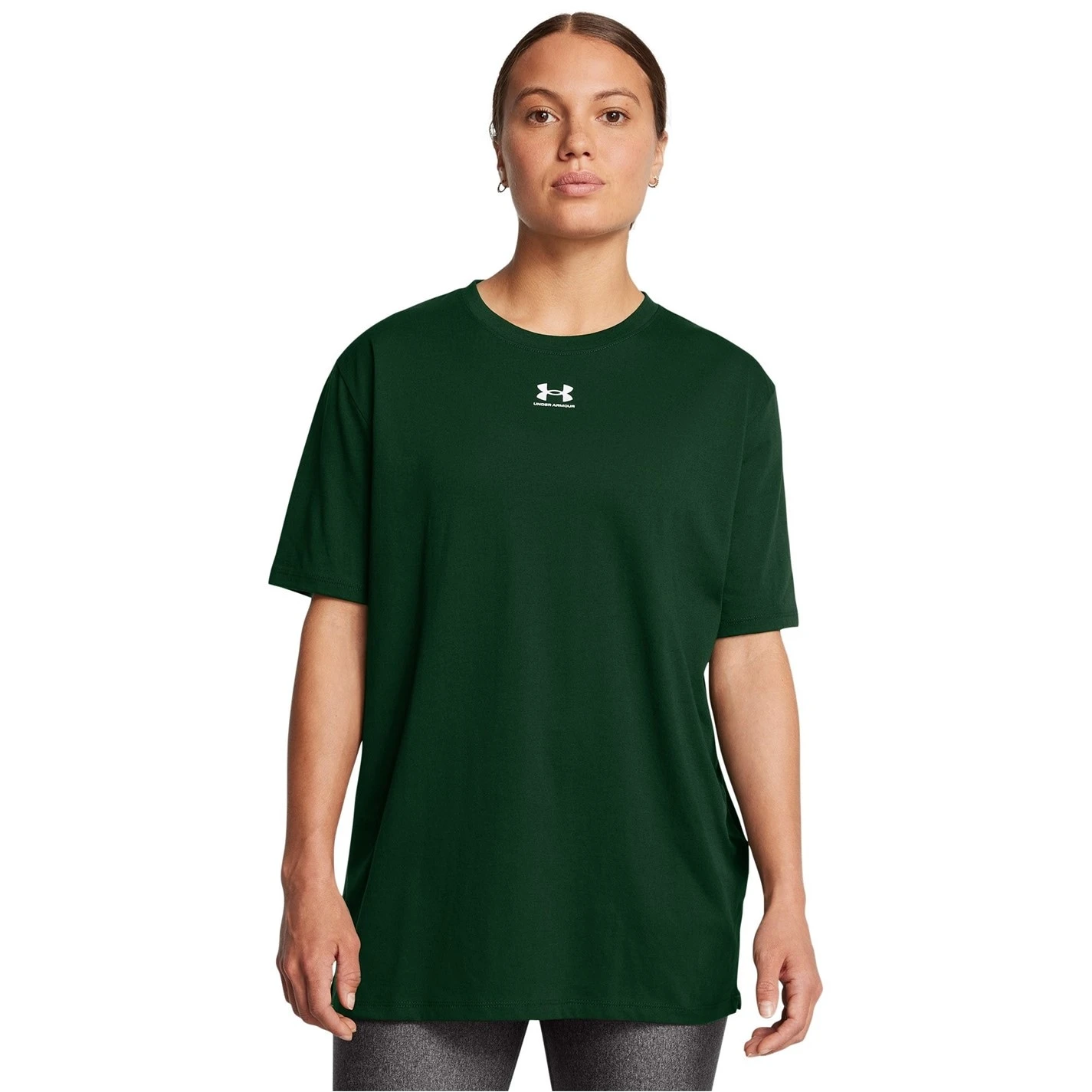 Under Armour Armour Campus Oversize Ss T-Shirt Womens - Image 2