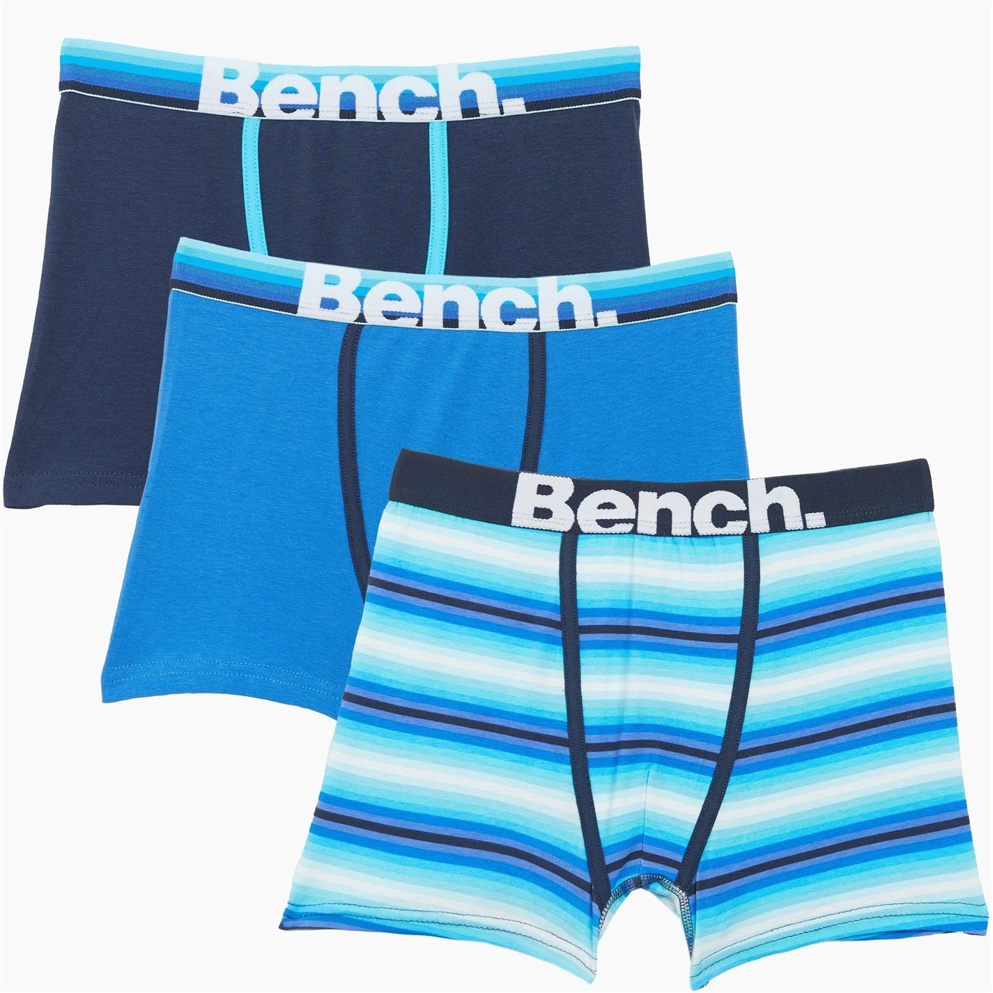 Bench BOYS 3PK TRUNKS- ASSORTED