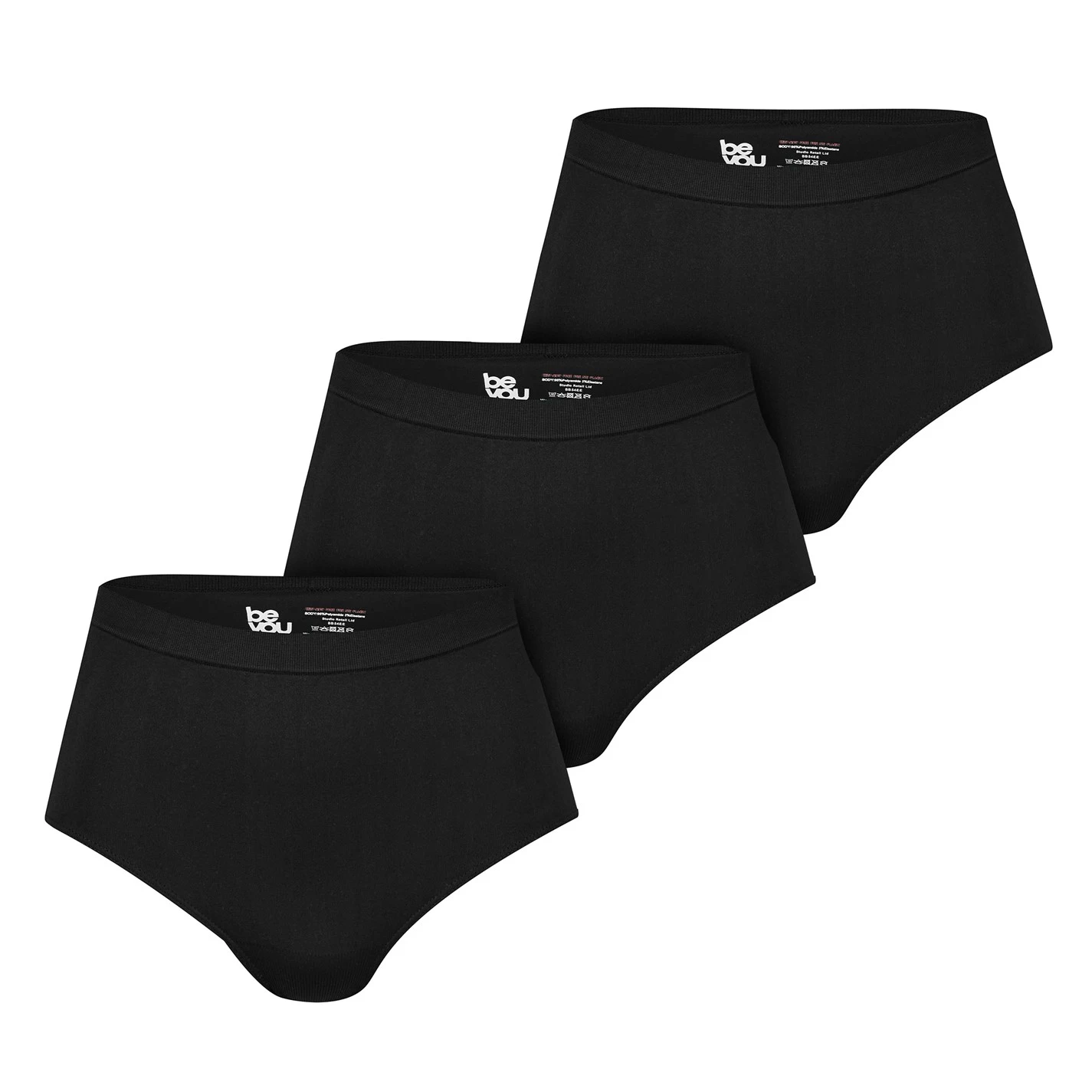 3 Pack Seam Free Full Briefs - Image 3