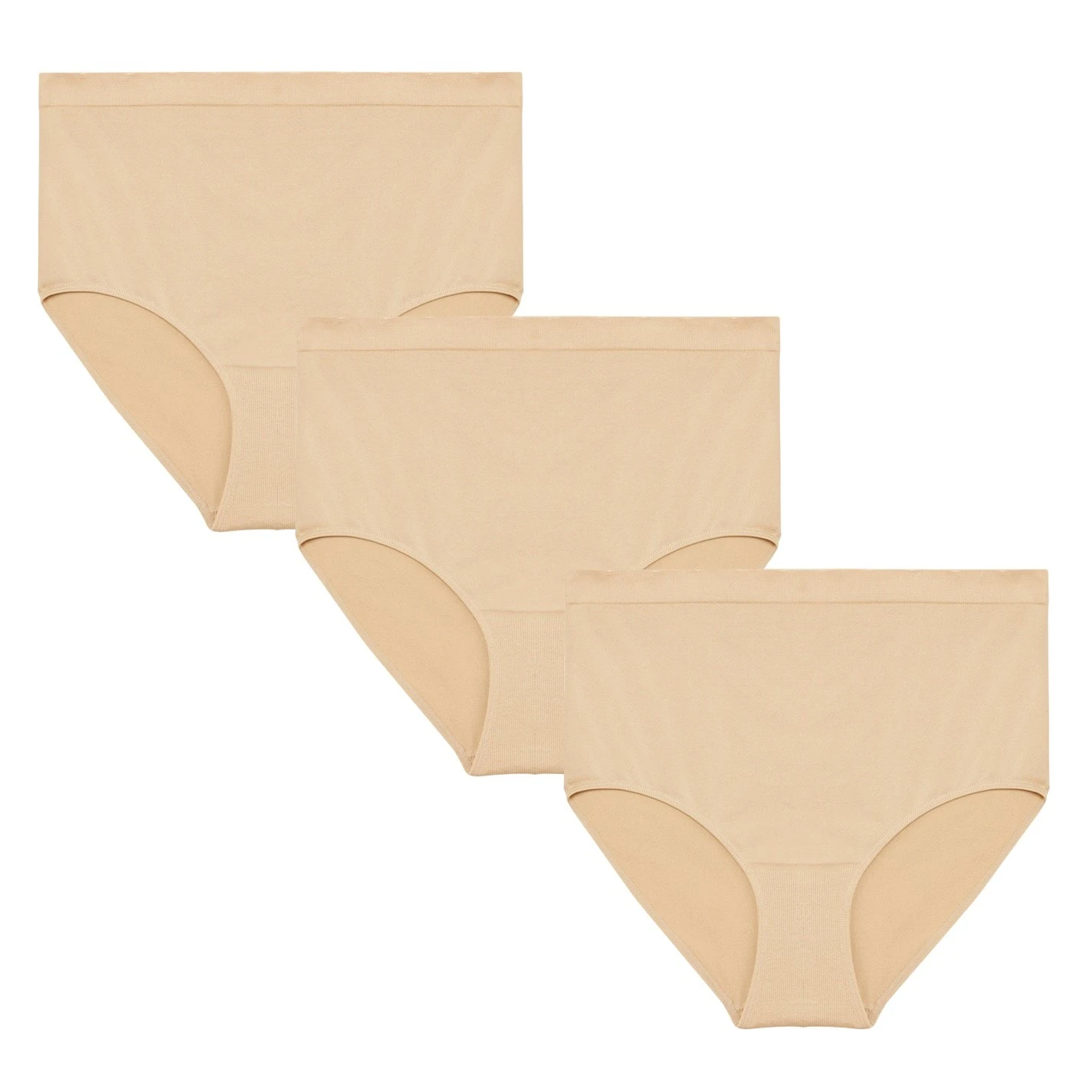3 Pack Seam Free Full Briefs