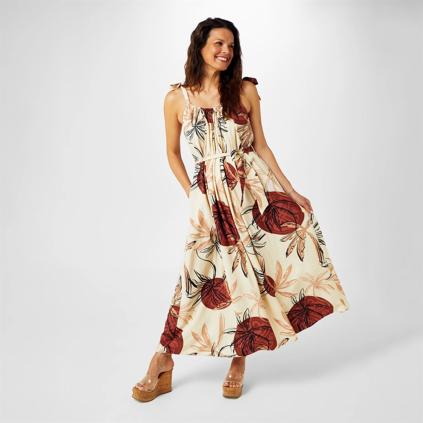 Biba Scoop Back Maxi Dress - Image 4